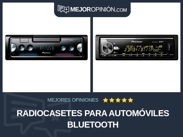 Radiocasetes para automóviles Bluetooth