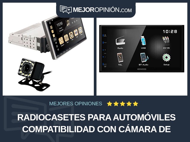Radiocasetes para automóviles Compatibilidad con cámara de visión trasera DVD
