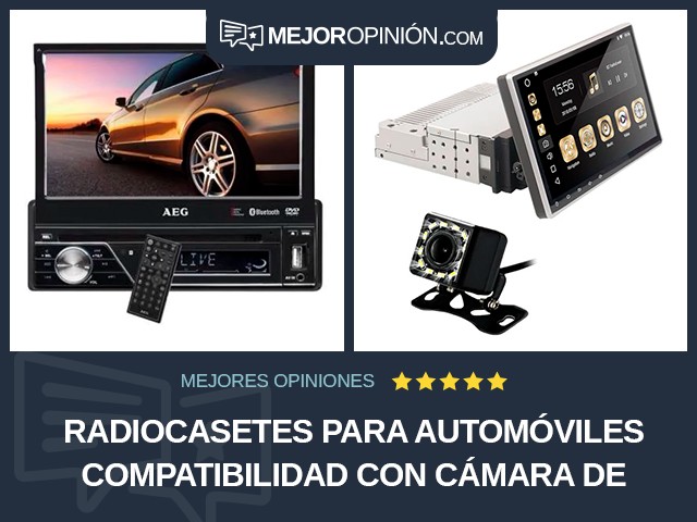 Radiocasetes para automóviles Compatibilidad con cámara de visión trasera Tarjeta SD