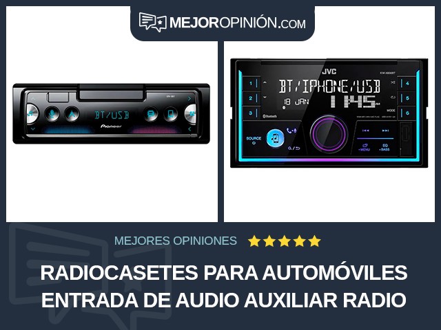 Radiocasetes para automóviles Entrada de audio auxiliar Radio