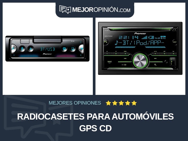 Radiocasetes para automóviles GPS CD