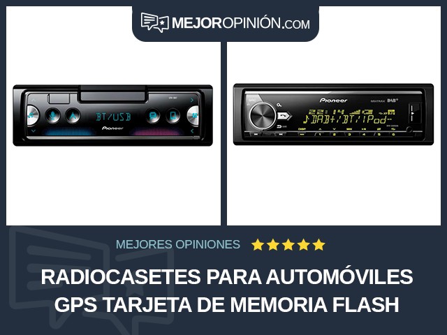 Radiocasetes para automóviles GPS Tarjeta de memoria flash