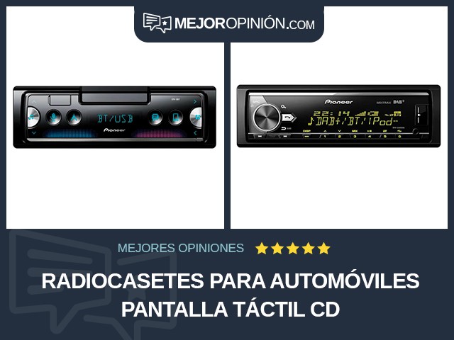 Radiocasetes para automóviles Pantalla táctil CD