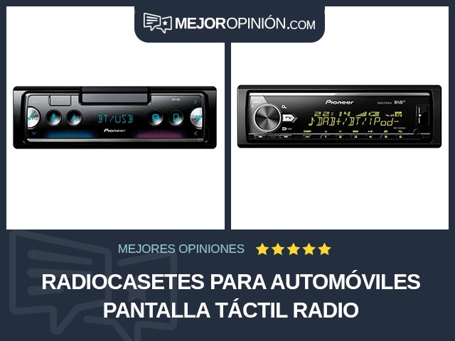 Radiocasetes para automóviles Pantalla táctil Radio