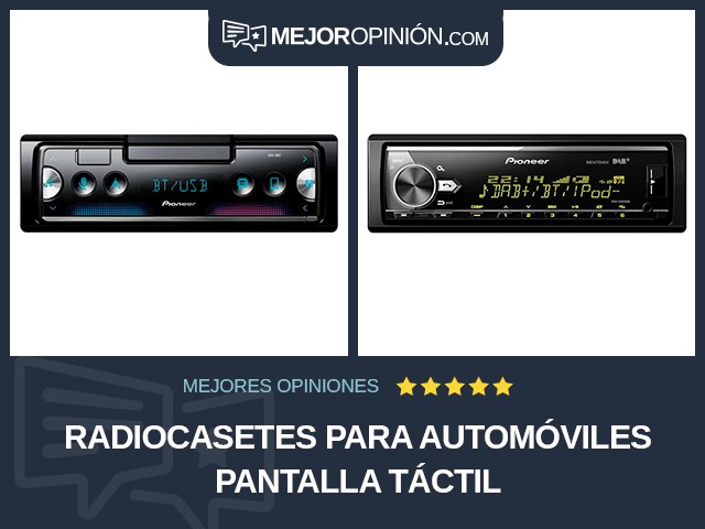 Radiocasetes para automóviles Pantalla táctil