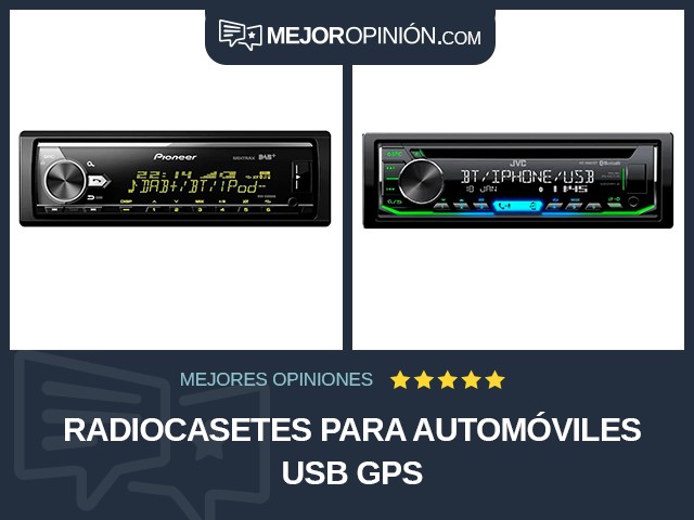 Radiocasetes para automóviles USB GPS