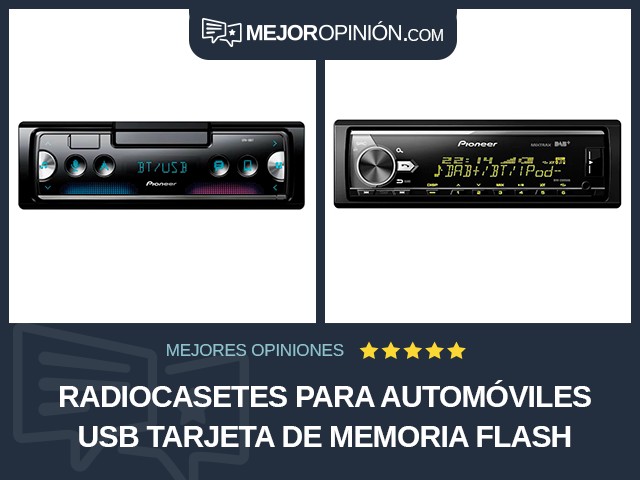 Radiocasetes para automóviles USB Tarjeta de memoria flash