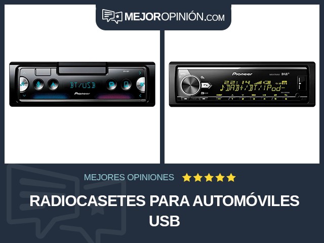 Radiocasetes para automóviles USB