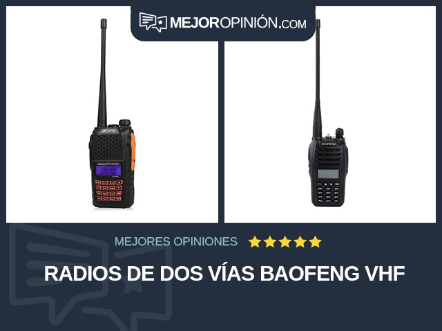 Radios de dos vías Baofeng VHF