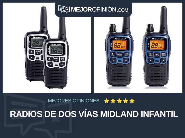 Radios de dos vías Midland Infantil