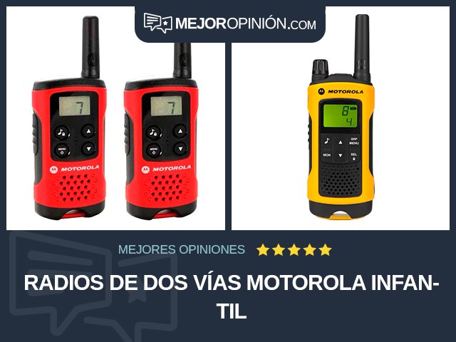 Radios de dos vías Motorola Infantil