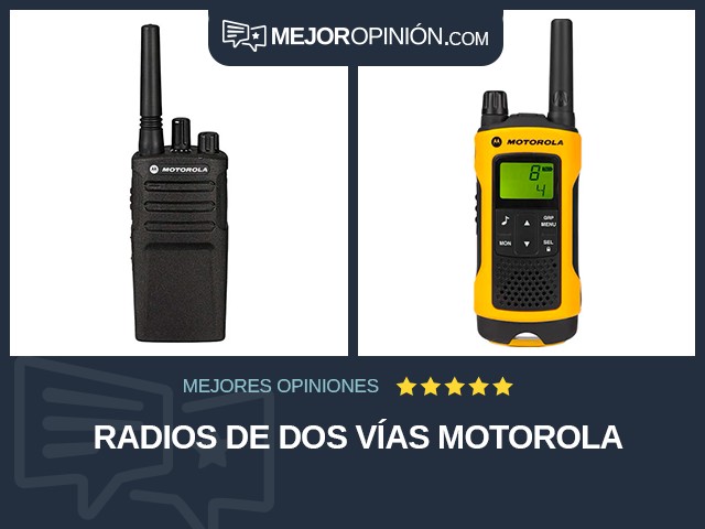 Radios de dos vías Motorola