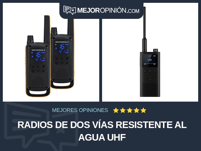 Radios de dos vías Resistente al agua UHF