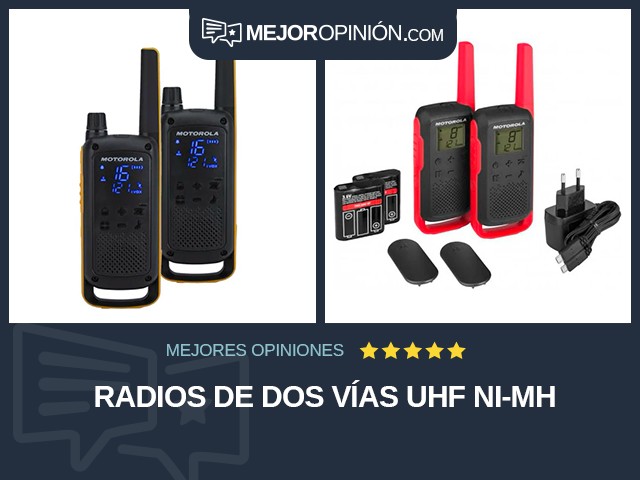 Radios de dos vías UHF Ni-MH
