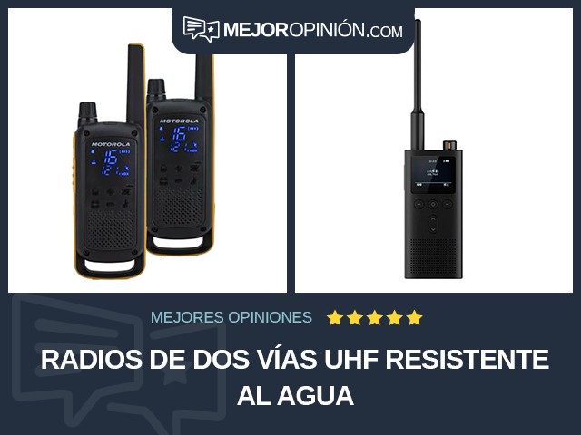 Radios de dos vías UHF Resistente al agua