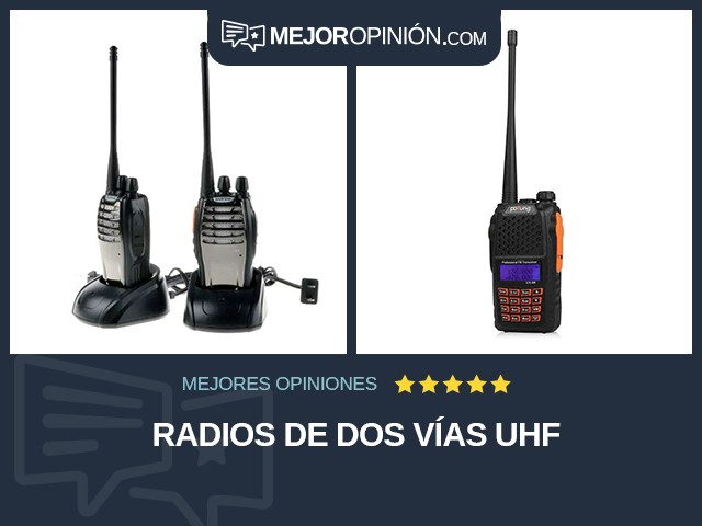 Radios de dos vías UHF