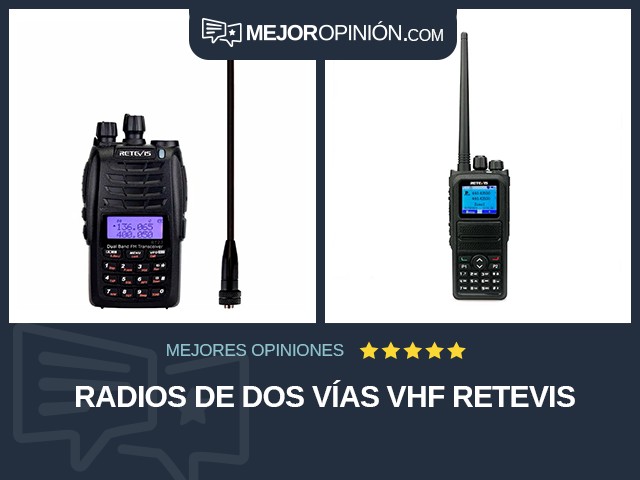 Radios de dos vías VHF Retevis