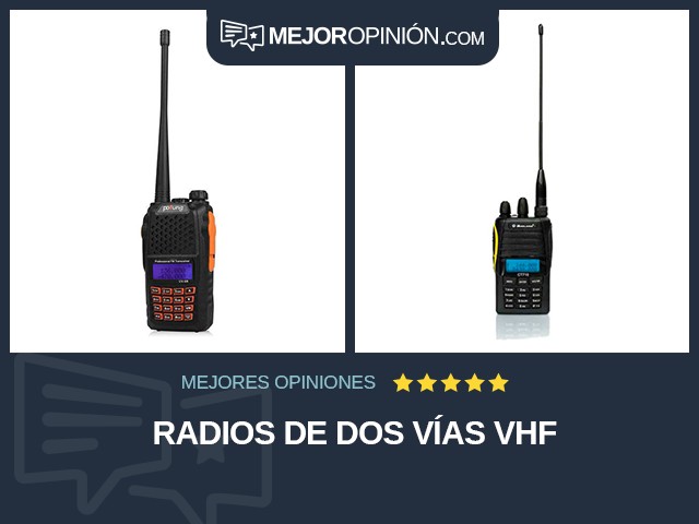 Radios de dos vías VHF