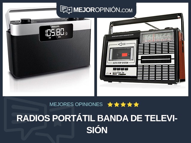 Radios Portátil Banda de televisión