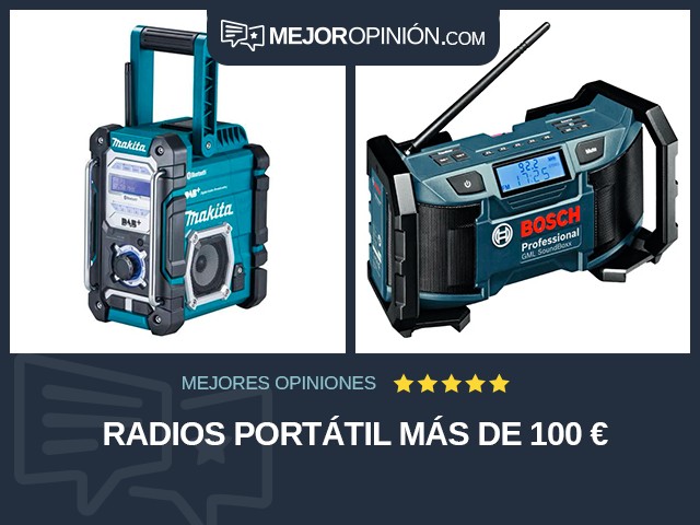Radios Portátil Más de 100 €