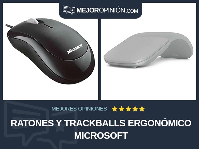 Ratones y trackballs Ergonómico Microsoft
