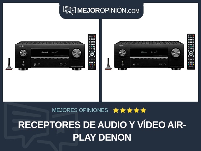 Receptores de audio y vídeo AirPlay Denon