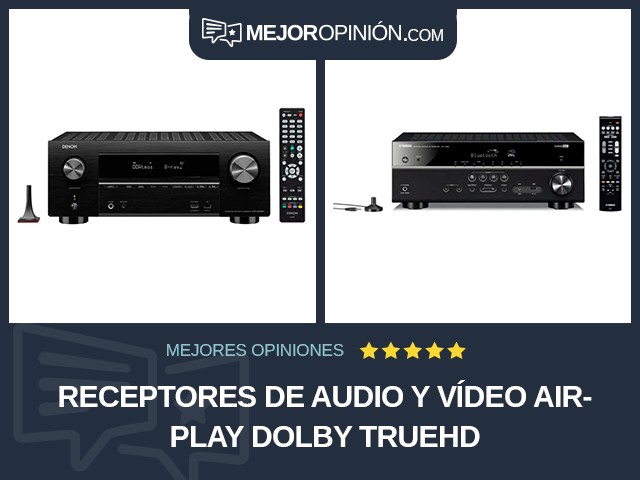 Receptores de audio y vídeo AirPlay Dolby TrueHD