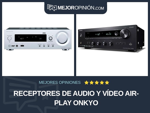 Receptores de audio y vídeo AirPlay Onkyo