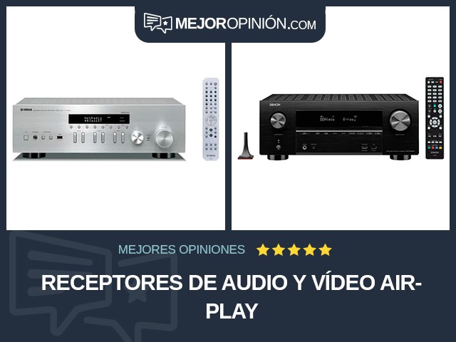 Receptores de audio y vídeo AirPlay