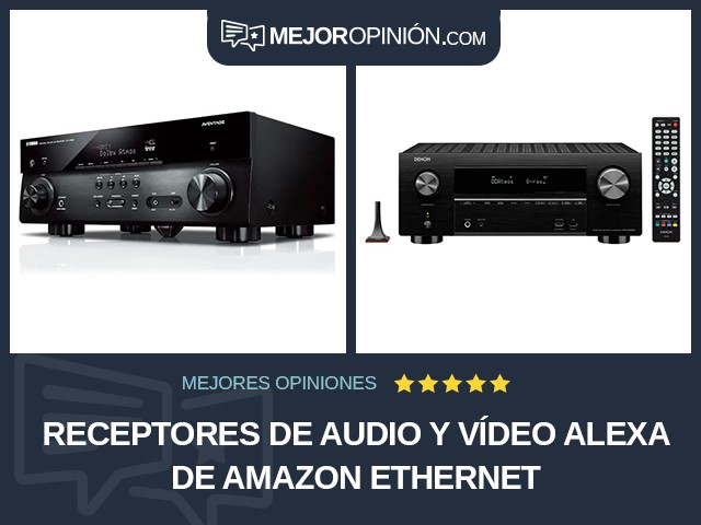 Receptores de audio y vídeo Alexa de Amazon Ethernet