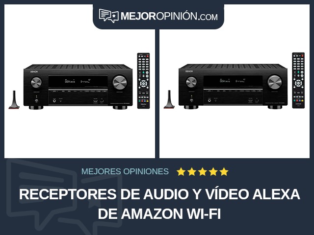 Receptores de audio y vídeo Alexa de Amazon Wi-Fi