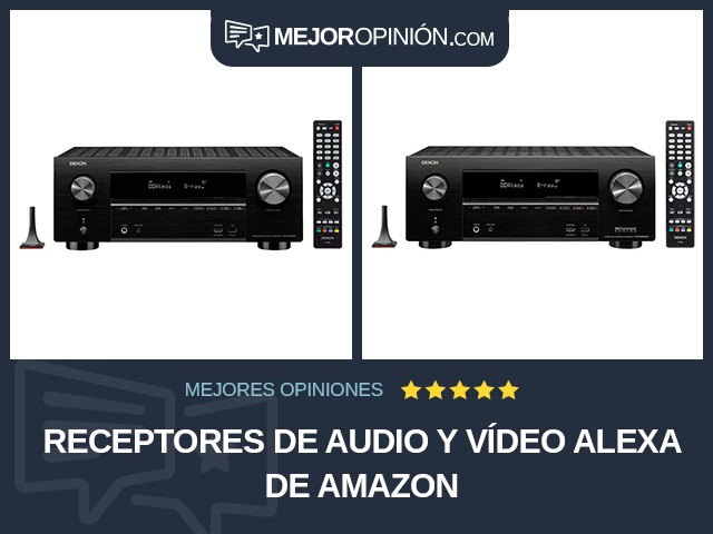 Receptores de audio y vídeo Alexa de Amazon