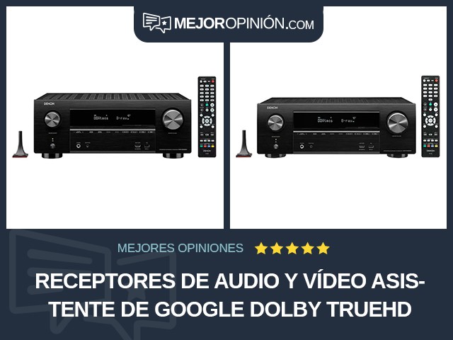 Receptores de audio y vídeo Asistente de Google Dolby TrueHD