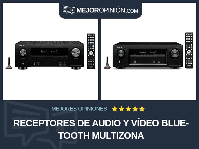 Receptores de audio y vídeo Bluetooth Multizona