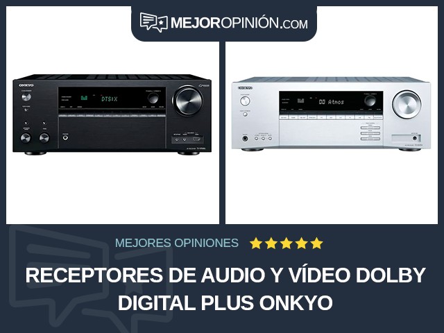 Receptores de audio y vídeo Dolby Digital Plus Onkyo