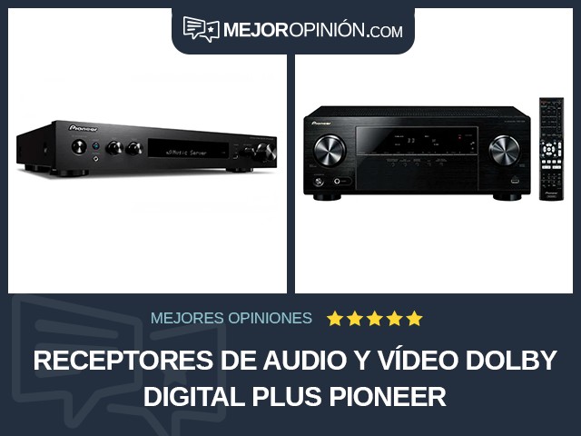 Receptores de audio y vídeo Dolby Digital Plus Pioneer