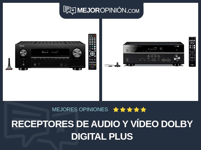 Receptores de audio y vídeo Dolby Digital Plus
