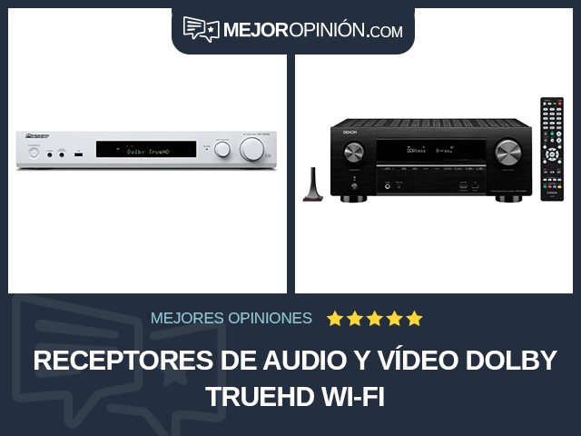 Receptores de audio y vídeo Dolby TrueHD Wi-Fi