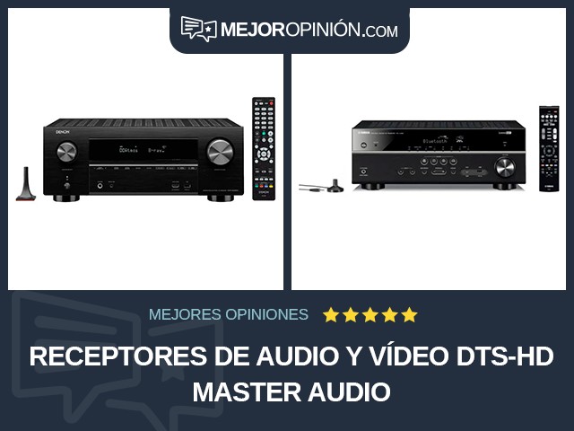Receptores de audio y vídeo DTS-HD Master Audio
