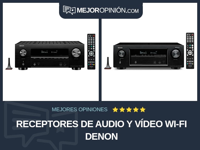 Receptores de audio y vídeo Wi-Fi Denon