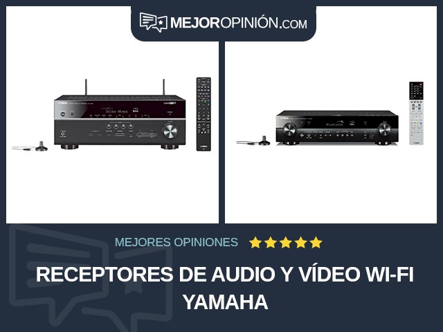 Receptores de audio y vídeo Wi-Fi Yamaha