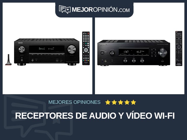 Receptores de audio y vídeo Wi-Fi