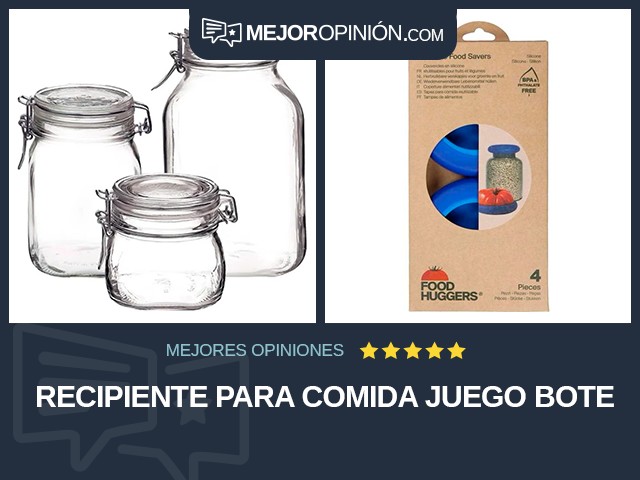 Recipiente para comida Juego Bote