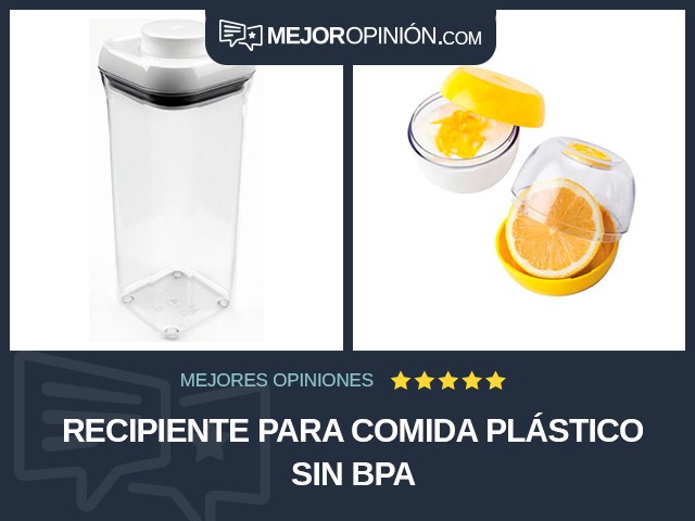 Recipiente para comida Plástico Sin BPA