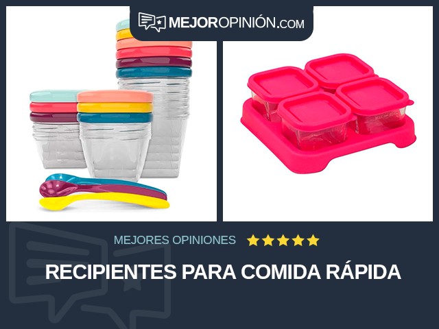 Recipientes para comida rápida