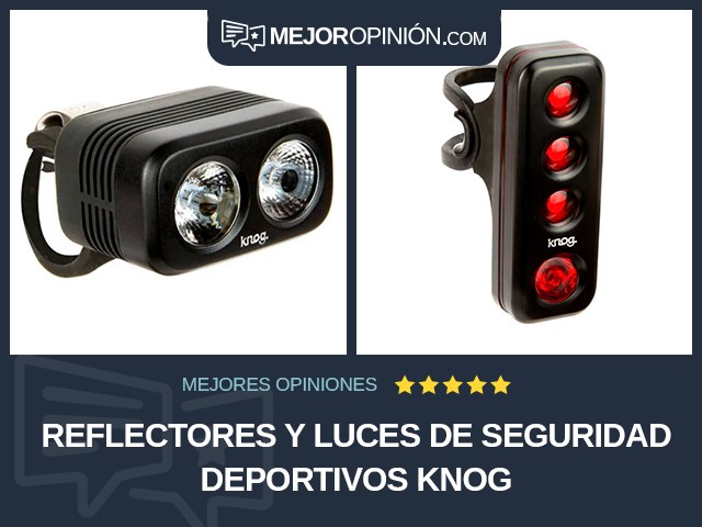 Reflectores y luces de seguridad deportivos knog