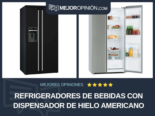 Refrigeradores de bebidas Con dispensador de hielo Americano