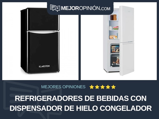 Refrigeradores de bebidas Con dispensador de hielo Congelador abajo