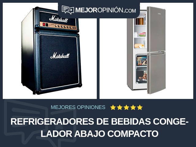 Refrigeradores de bebidas Congelador abajo Compacto