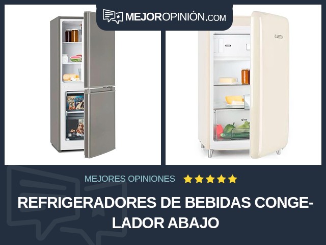 Refrigeradores de bebidas Congelador abajo